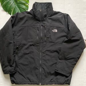 Mens north face black insulated coat jacket size xxl